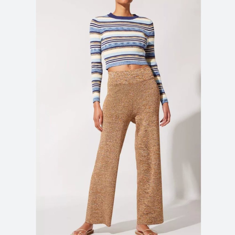 NWT Solid & Striped  The Lila Pant in Marigold Multi